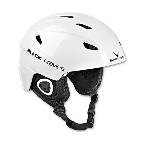 Black Crevice Kitzbühel Casco de esquí, Unisex-Adulto, Hielo, M (57-58 cm)