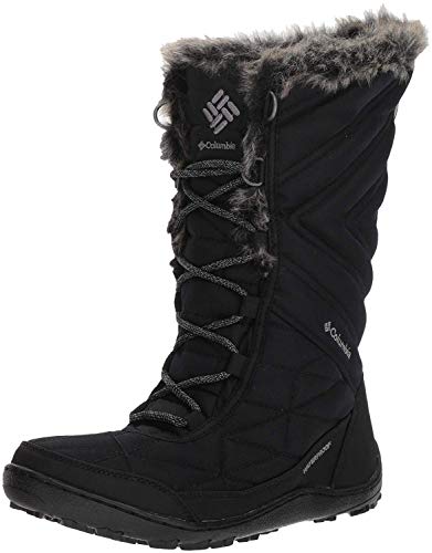 Botas de Nieve Columbia Minx Mid III para Mujer, Color Negro, Talla 39 EU