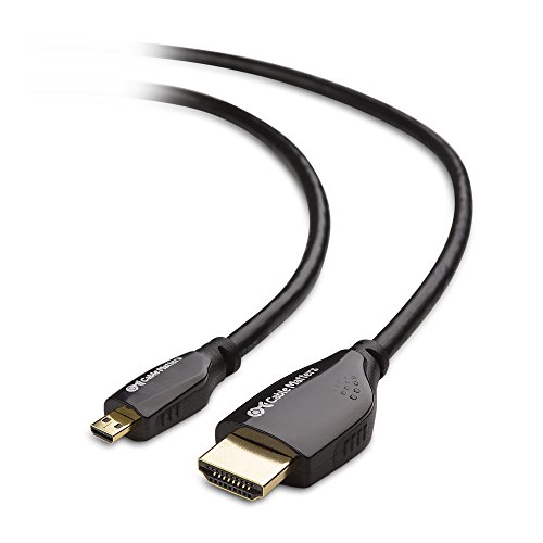 Cable Matters Cable Micro HDMI a HDMI de Alta Velocidad (Cable Micro HDMI HDMI) 4K Resolución Lista - 5m