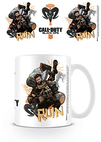 Call Of Duty: Black Ops 4 mg25171 taza de cerámica, multicolor