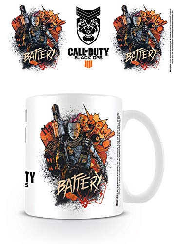 Call Of Duty: Black Ops 4 mg25174 taza de cerámica, multicolor