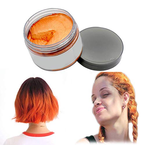 Cera de color para el cabello, modelado temporal de color natural, tinte para el cabello, peinado natural mate para fiesta, disfraces, carnaval, discoteca, Halloween