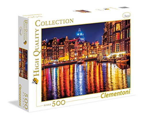 Clementoni - Puzzle 500 Piezas Amsterdam (35037)