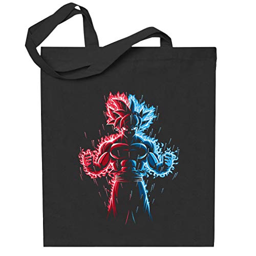 Cloud City 7 God Red Blue Goku Dragon Ball Z Totebag