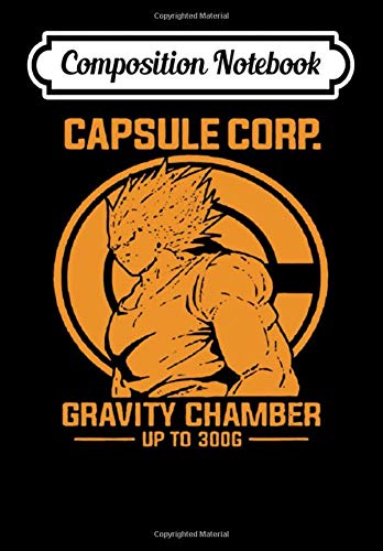 Composition Notebook: Dragon Ball Z Vegeta Capsule Corp Dragon Ball Adul, Journal 6 x 9, 100 Page Blank Lined Paperback Journal/Notebook