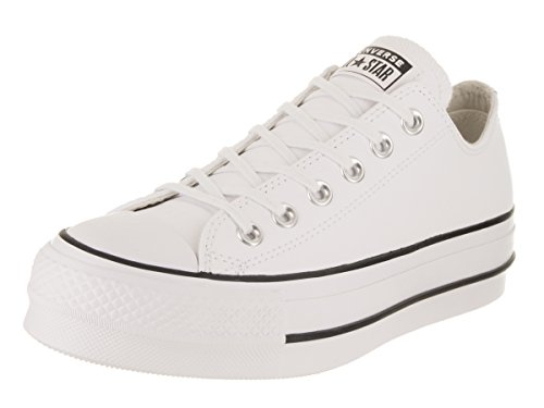 Converse Chuck Taylor CTAS Lift Clean Ox, Zapatillas Mujer, Blanco (White/Black/White 102), 40 EU