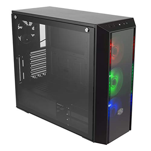 Cooler Master MasterBox Pro 5 RGB - Cajas de ordenador de sobremesa 'E-ATX, ATX, micro-ATX, mini-ITX, LED RGB, Panel lateral de vidrio templado' MCY-B5P2-KWGN-01