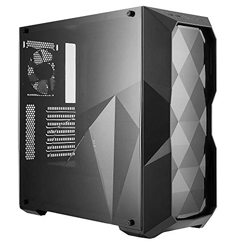 Cooler Master MasterBox TD500L- Caja Ordenador PC con Diseño Líneas Poligonales, Paneles Transparentes en Acrílico, Configuraciones Flujo de Aire Flexibles