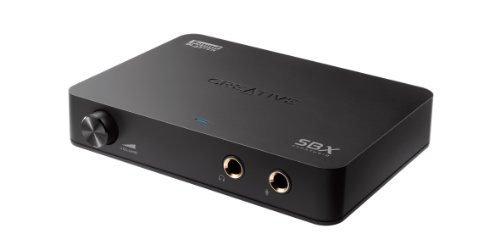 Creative Sound Blaster X-Fi HD - Tarjeta de Sonido Externa (USB, X-Fi, 114 dB, estéreo), Color Negro