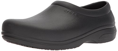 Crocs On The Clock Work SlipOn, Unisex Adulto Zapato, Negro (Black), 38-39 EU