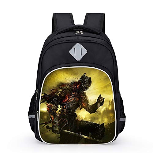 Dark Souls Mochila Casual Mochila Estudiante Personalidad Impreso Mochila Casual de Moda Bolsa de Deportes Mochila Unisex (Color : A05, Size : 31 X 20 X 42cm)