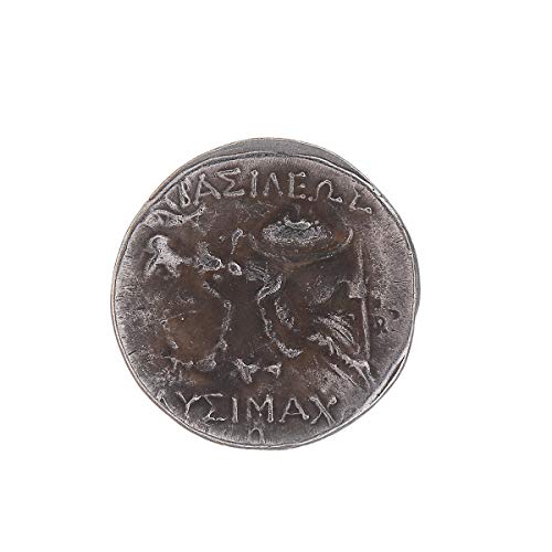 Decoración 336-323 BC chapado en plata Drachm Rare Antiguo Alejandro III El Gran Griego Monedas Decoraciones