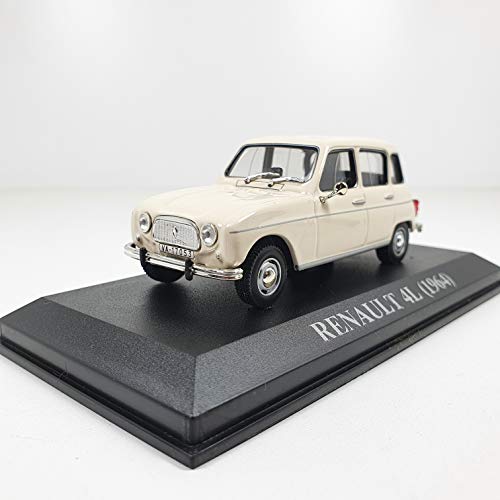 Desconocido 1/43 Auto Coche Car Renault 4L Crema 1964 ALTAYA