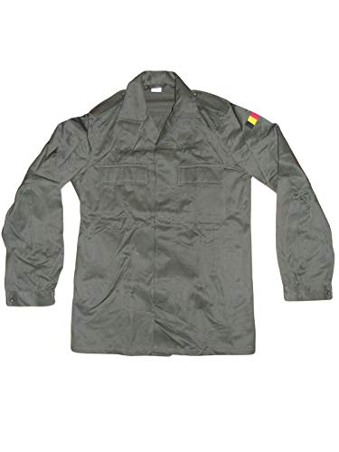 Desconocido SOBRECAMISA Original Verde Oliva USADA por EL EJÉRCITO DE BÉLGICA EN LA DÉCADA DE LOS AÑOS 80 - M, Verde