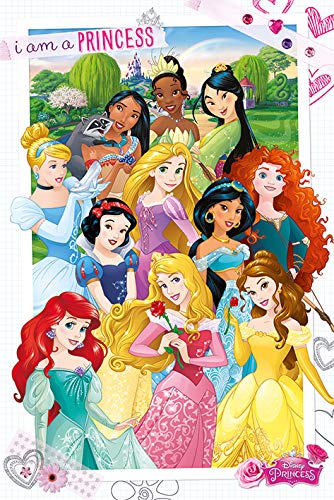 Disney Princesas Póster Soy una Princesa 61x91,5cm Producto Oficial