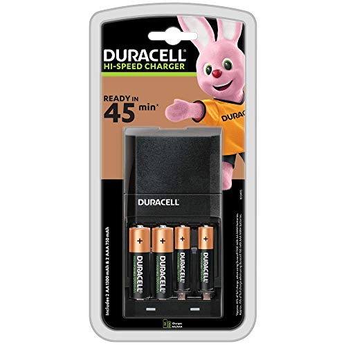 Duracell - Cargador de pilas en 45 minutos, 1 unidad