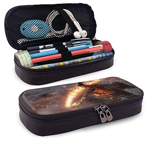 Estuche Escolar Grande para Lápices caja de Lápices, Bolsa de Cosméticos, Bolsa de Almacenamiento Papelería de Oficina Sekiro Shadows Die Twice