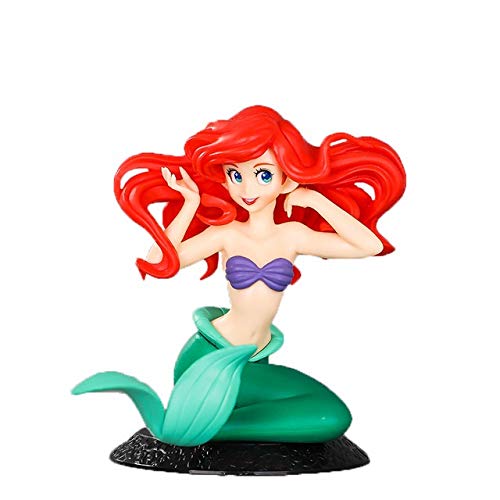 feiren Figura de acción de PVC de la princesa de la sirena Ariel Toy Ornamentos decorativos Figuras de acción coleccionables para modelos de figuras de niños juguetes de regalo (color : sin caja)