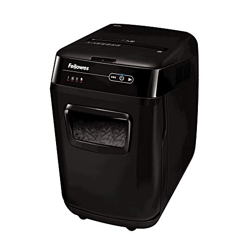 Fellowes AutoMax 200C - Destructora trituradora automática de papel, corte en partículas hasta 200 hojas string