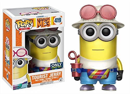 Funko - GRU, Me 3-Tourist Jerry (Metalizado), Figura Multicolor, 15075