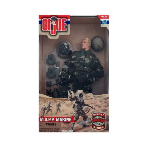 G I Joe Desert Storm 10th Anniversary Edition M.O.P.P. Marine 12 Figure by G. I. Joe