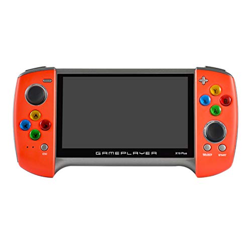 Gamepad X19 Plus - Consola de videojuegos retro portátil de 5,1 pulgadas, compatible con PS1, GBC, MD, consola de juegos GBA nostálgica