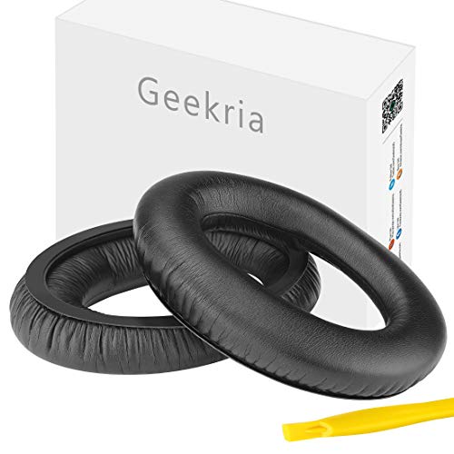 Geekria Almohadillas de repuesto para Senheiser Game One, Game Zero auriculares almohadillas para orejas, almohadillas para orejas, almohadillas para orejas y almohadillas de reparación