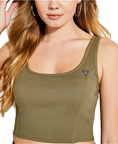 GUESS Women's Logo Cropped Tank