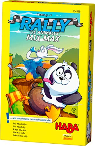 HABA- Juego de Mesa, Rally de Animales Mix MAX, Multicolor (Habermass H304329)