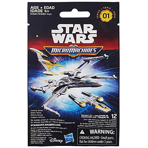 Hasbro Oficial Star Wars MICROMACHINES Figuras ASTRONAVI 5 CM sobre Informal Blind Box Serie 01