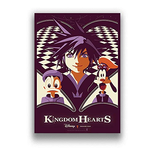 H/H Kingdom Hearts Video Game HD Poster DIY Mural Lienzo Artista Familia Dormitorio Pintura Al Óleo Pintura Decorativa Sin Marco 50X70Cm 8659L