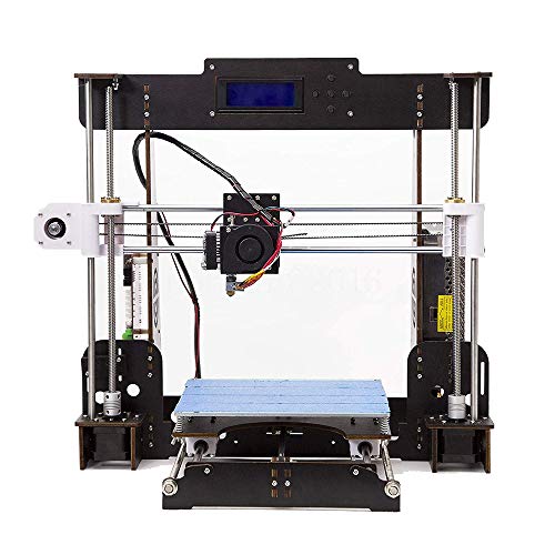 Impresora 3D, DIY A8-W5 Pro Aviación Madera Pantalla LCD de alta precisión Escritorio Impresoras 3D Kit de impresora con filamento de impresora ABS/PLA de 1.75 mm gratis (20 × 220 × 240 mm)