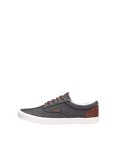 JACK & JONES Jfwvision Classic Chambray Anthraci Noos, Zapatillas para Hombre, Gris (Anthracite Anthracite), 43 EU