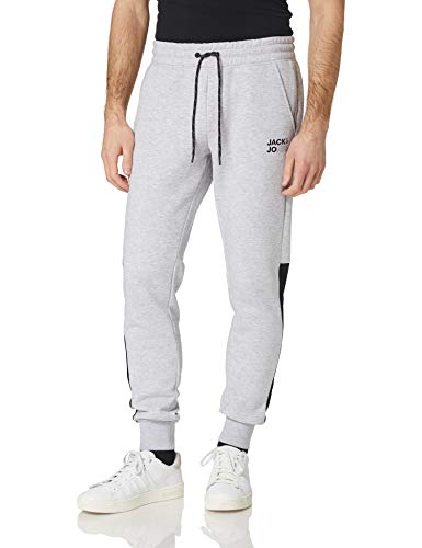 Jack & Jones JJIWILL JJARID Sweat Pants Pantalones deportivos, gris claro, M para Hombre