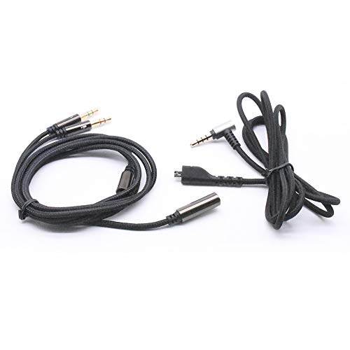 Janjunsi Cable de Extensión de Repuesto de Repuesto con Adaptador de 3.5 mm para SteelSeries Arctis 3/5/7/Pro Wireless/Pro Auriculares Gaming