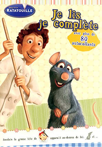 Je lis,je complète : Avec plus de 80 autocollants (Disney/Pixar-Ratatouille)