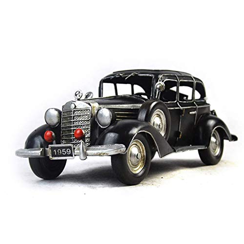 JIALI Tambor Compatible con Mercedes Benz Típico 26 Coche Modelo Retro Hierro Laboral Clastico Coche Modelo Decoración Colección Casa Regalo Boy Chico