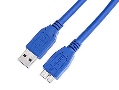 KnnX 28100 | Cable USB 3.0 | Longitud: 50cm | A Macho a Micro-B | Carga, Sincronización y Transferencia de Datos | Conexión súper rápida