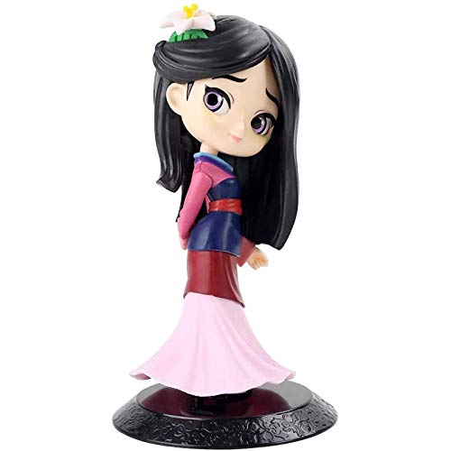 Knytju Princesa Hua Mulan muñeca de Juguete Princesa Hua Mulan muñeca Modelo colección PVC Juguetes, Modelo Hecho a Mano de Dibujos Animados Estatua de superhéroe Regalo