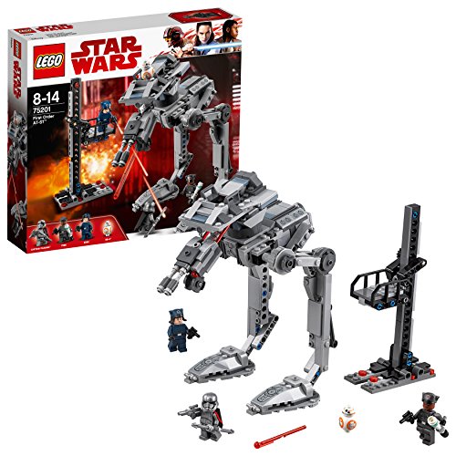 LEGO Star Wars- First Order AT-ST Lego Juego de Construcción, Multicolor, única (75201)