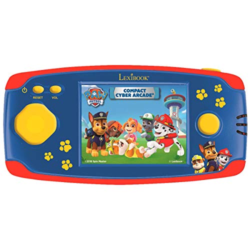 Lexibook Patrulla Canina, consola de juego portátil. 150 juegos, LCD, batería, rojo/azul, JL2365PA