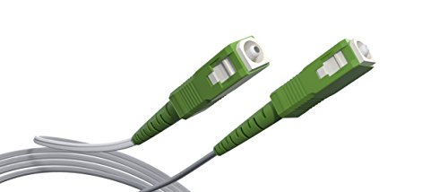 Linéaire FB122I - Cable de fibra óptica SC-APC/SC-APC para Orange Livebox/SFR Box Fibra/Bouygues Telecom Box (15 m)