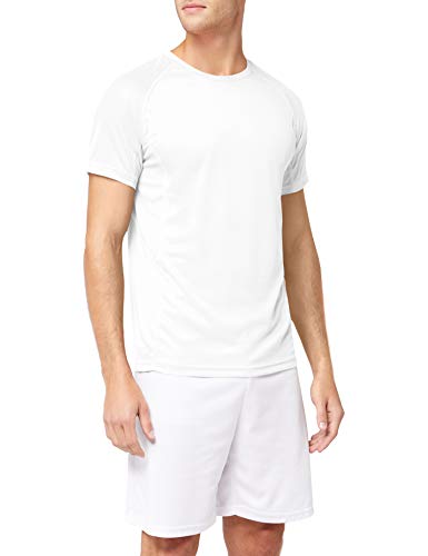 Lower East Fitness Camiseta manga corta Hombre, Blanco, M