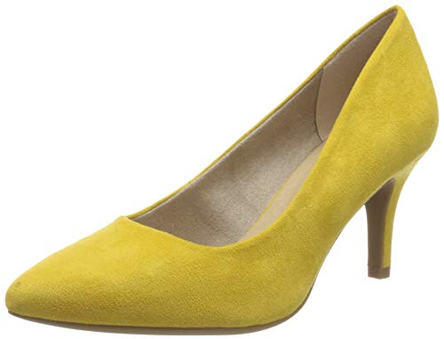 Marco Tozzi 2-2-22452-34, Zapatos de Tacón Mujer, Amarillo (Yellow 600), 39 EU