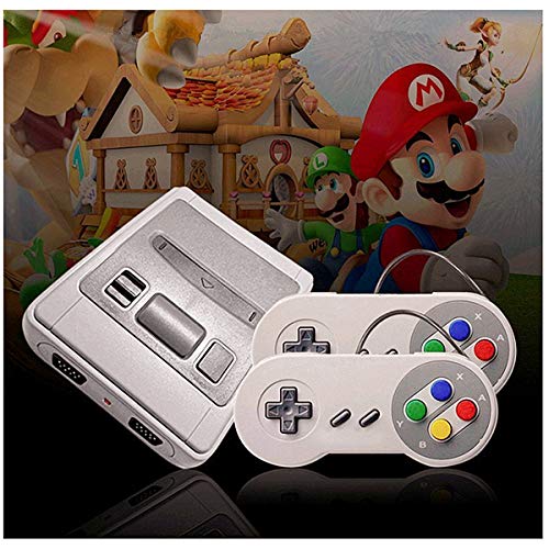 Mini TV Video Game 8 Bit Consola HD 1080P | 621 Juegos Classic icónicos Retro Vintage Nostalgie 90 | Conexión HDMI | Listo para usar | Tendencia 2018