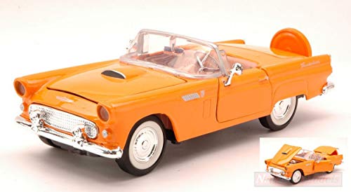 Motormax MTM73215YL Ford Thunderbird 1956 Ochre 1:24 MODELLINO Die Cast Model Compatible con