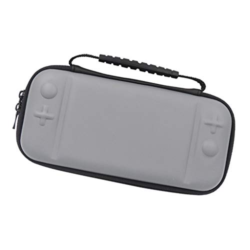 #N/A/a Funda para Switch Lite, Funda Rígida con Bolsa Portátil - Gris