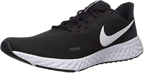 NIKE Revolution_5', Zapatillas Hombre, Black/White/Anthracite, 49 EU