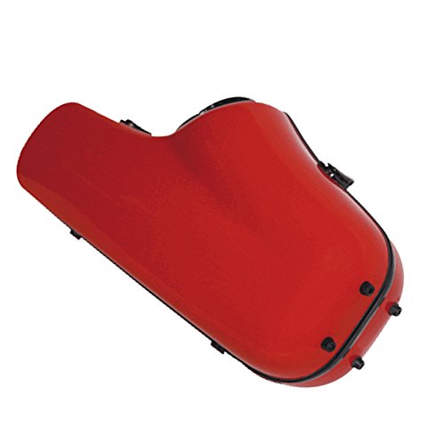 Ortola FTS-01 - Estuche fiber glass saxo tenor, color rojo