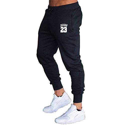 OUHZNUX Pantalones Elásticos Deportivos De Baloncesto Puro Algodón para Hombres Sueltos 23# Jordan Ropa Deportiva Gimnasio Gimnasio Baloncesto Ropa Deportiva Deportes Casuales (Tamaño: S-XXXL)